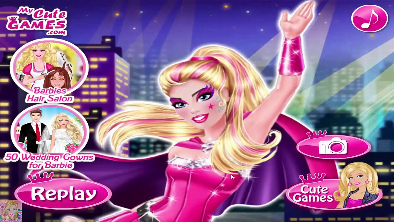Super Barbie Sparkling Makeup - Barbie Make Up Game for Girls