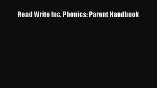 Download Read Write Inc. Phonics: Parent Handbook PDF Online