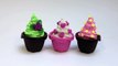 Play Doh Cupcakes Recipe How to make Cupcakes Playdough Mint Chocolate Ice Cream Recipe Part 8