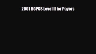 [PDF] 2007 HCPCS Level II for Payers Read Online
