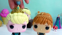 Disney Frozen POP Vinyl Queen Elsa Princess Anna Coronation Kids, Olaf Snowman Video Unboxing