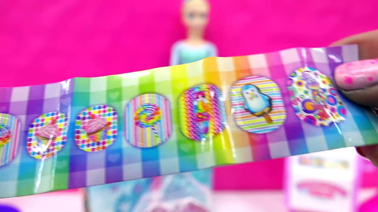 Ice Cream Surprise Blind Bag Disney Frozen Cup & Lisa Frank Cone Toy Unboxing Cookie Swirl