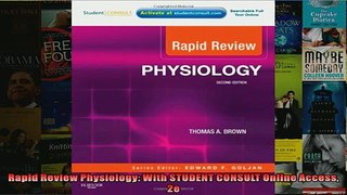 FREE PDF  Rapid Review Physiology With STUDENT CONSULT Online Access 2e  FREE BOOOK ONLINE