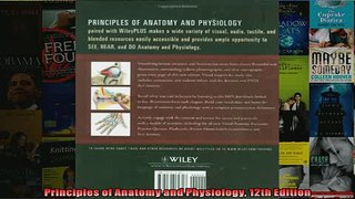 FREE DOWNLOAD  Principles of Anatomy and Physiology 12th Edition  BOOK ONLINE