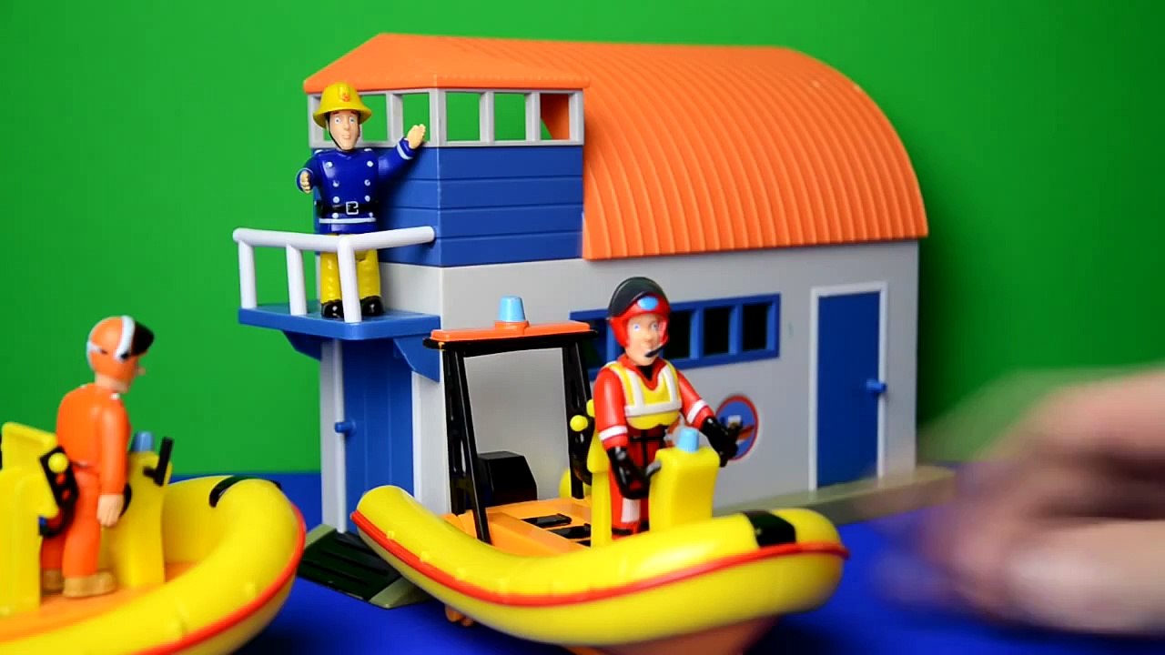 Fireman Sam Rescue Neptune Lifeboat Station Pontypandy Elvis STUCK!! Story