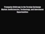 Read Triangular Arbitrage in the Foreign Exchange Market: Inefficiencies Technology and Investment