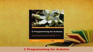 Download  C Programming for Arduino  EBook