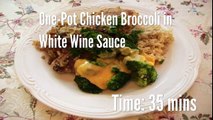 One-Pot Chicken Broccoli in White Wine Sauce Recipe