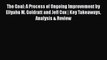 [Read book] The Goal: A Process of Ongoing Improvement by Eliyahu M. Goldratt and Jeff Cox
