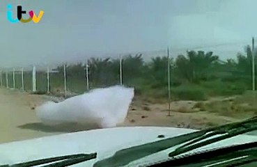 Piece of Real Cloud Falling From Sky to Ground in Saudi Arabia MRIACLE OF ALLAH
