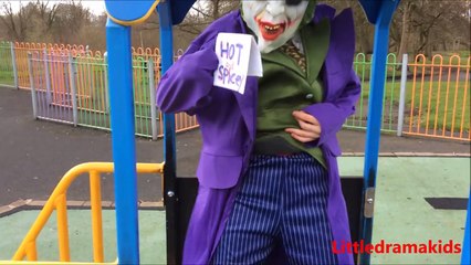 Spiderman cartoon, Spideman vs Joker, Hot Powder, Real Life Superhero Battle Fun