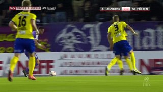 Austria Salzburg vs. St. Pölten  0 - 1  Highlights (1. Liga -  15 April 2016)