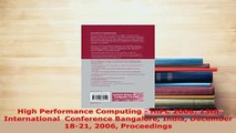 Download  High Performance Computing  HiPC 2006 13th International  Conference Bangalore India  EBook