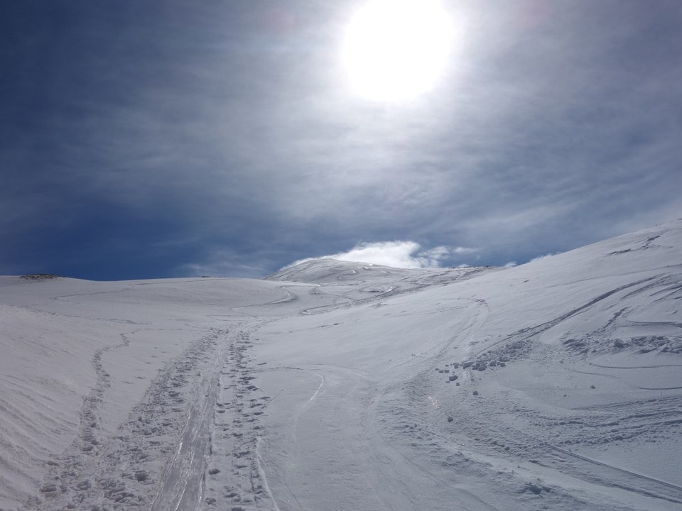Crête de Dormillouse à ski