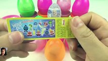 DISNEY FROZEN SURPRISE EGGS !!! Play doh Kinder Frozen elsa anna peppa pig español Pi TV