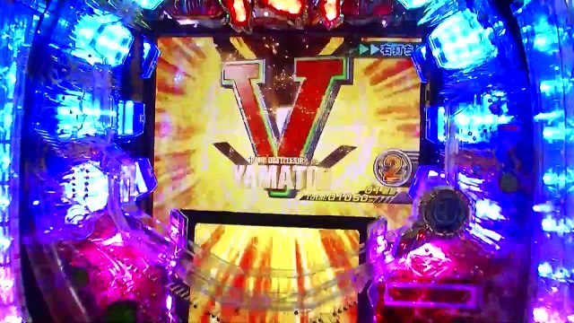 パチンコ新台フィーバー宇宙戦艦ヤマト復活篇@三共 イスカンダルへの道艦隊戦(確変) 実機試打実践　演出動画