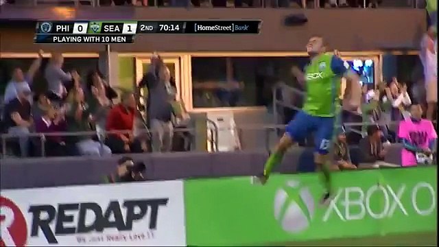 Morris Goal HD - Seattle Sounders FC 2-0 Philadelphia Union - 16-04-2016 MLS