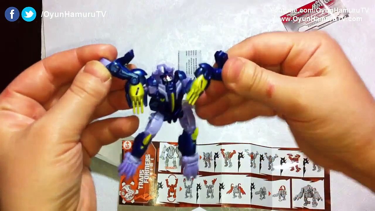 Transformers Oyuncak Robot Prime Beast Hunters Legion Tanıtımı Oyun Hamuru TV