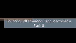 Macromedia Flash 8 animation