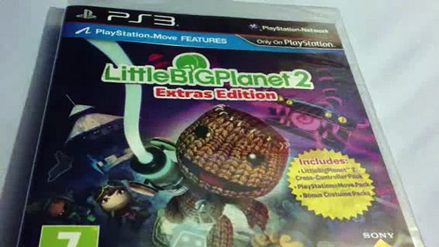 LittleBigPlanet 2 Extras Edition Unboxing PS3