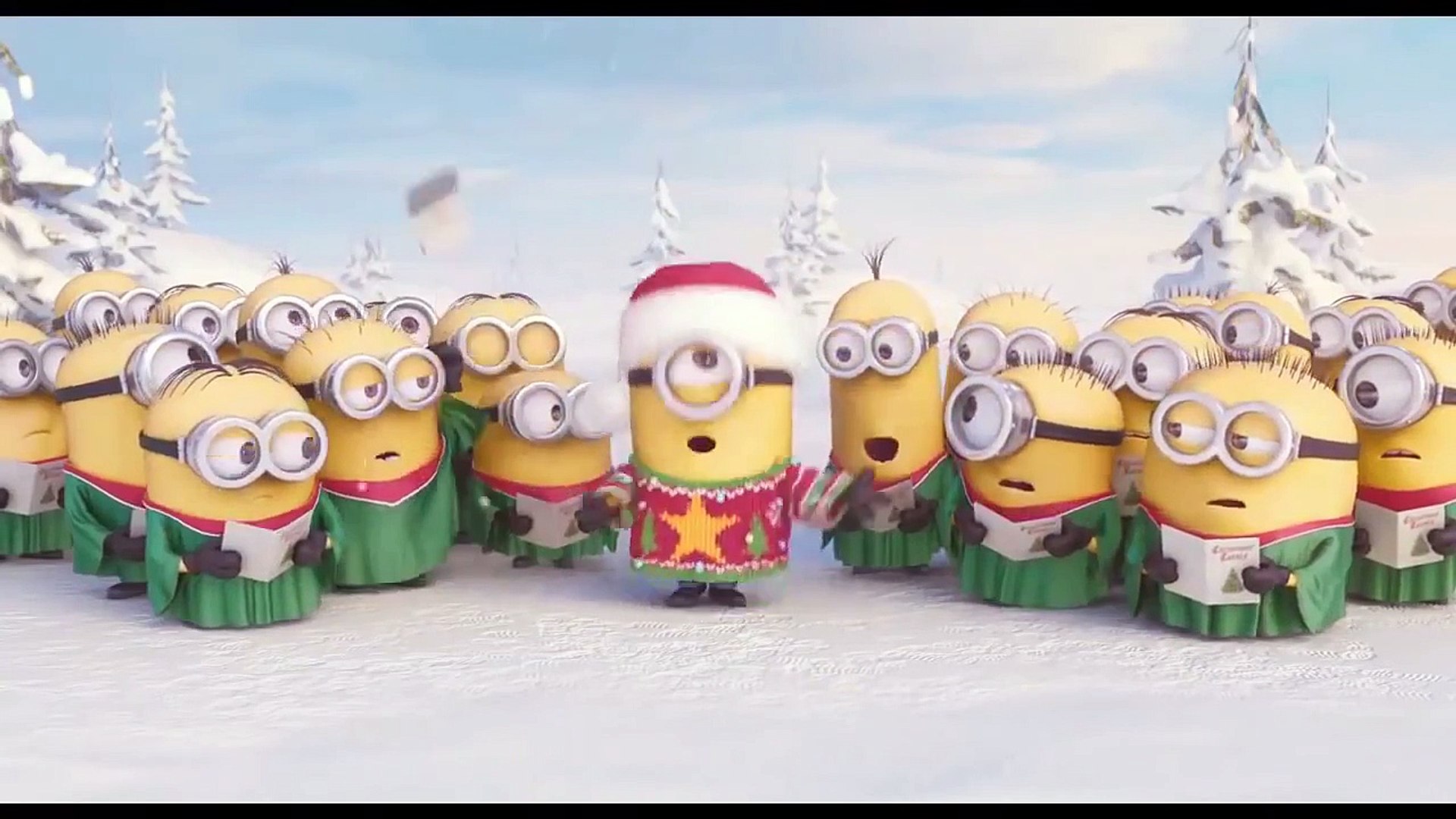 Minions Song The Minions Sing 12 Days Of Christmas Video Dailymotion
