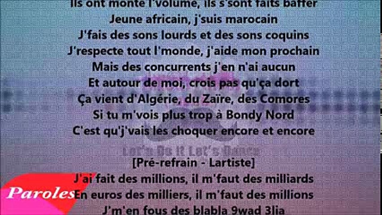 Lartiste - Ils nous connaissent feat. Clayton Hamilton (Music Lyrics)
