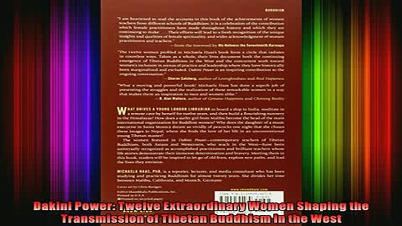Download  Dakini Power Twelve Extraordinary Women Shaping the Transmission of Tibetan Buddhism in Full EBook Free