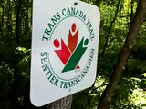 Trans Canada Trail in Ferris Provincial Park - Ontario Canada