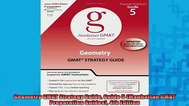 READ book Geometry GMAT Strategy Guide Guide 5 Manhattan GMAT Preparation Guides 4th Edition FREE BOOOK ONLINE
