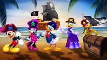 Mickey Mouse Clubhouse Pirate Adventure Finger Family Song!
