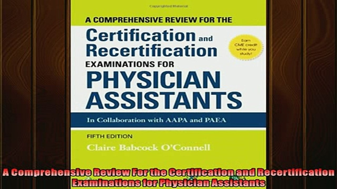 FREE DOWNLOAD  A Comprehensive Review For the Certification and Recertification Examinations for  DOWNLOAD ONLINE
