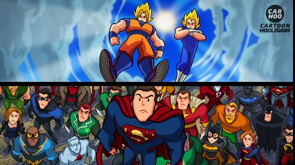 Dragon Ball Z vs DC Superheroes - What If Battle - DBZ Parody