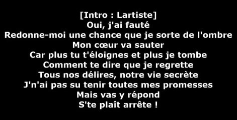Lartiste - J'arrive Pas ft Lefa (Music Lyrics)