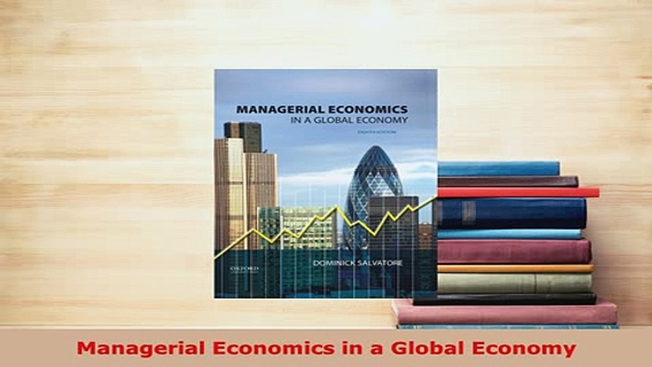 Download  Managerial Economics in a Global Economy Free Books
