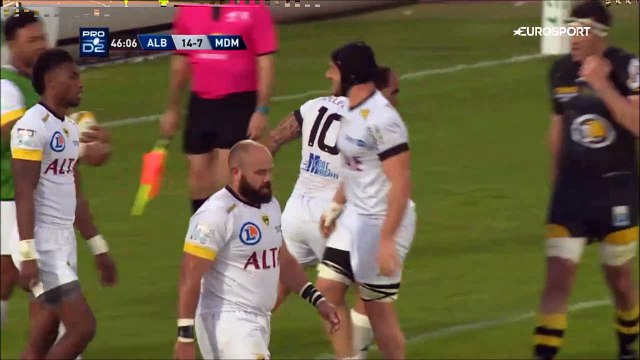SITE OFFICIEL STADE MONTOIS RUGBY - 3EME ESSAI V. SALAWA - ALBI vs STADE MONTOIS