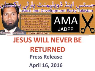 Jesus will never be returned