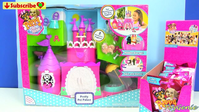 Puppy In My Pocket Pretty Pet Palace Playset and Blind Bags