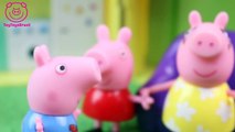 Pig George da Familia Peppa Pig com Medo do Genio da Lâmpada Novelinha ToyToysBrasil em