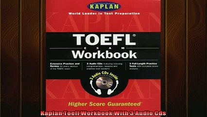 Free PDF Downlaod  Kaplan Toefl Workbook With 3 Audio Cds  DOWNLOAD ONLINE