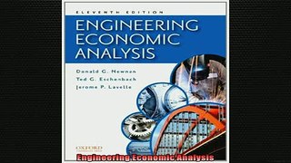FREE PDF  Engineering Economic Analysis  FREE BOOOK ONLINE