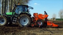 Deutz-Fahr Agrotron 150 aardappelen planten 2013 - Devenijn uit Kruishoutem