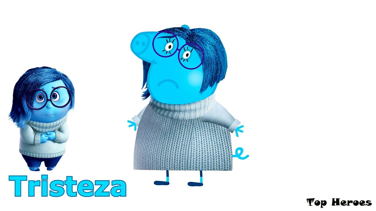PEPPA PIG en español SE DISFRAZA Intensamente PERSONAJES