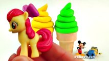 Play-Doh Ice Cream Cone Surprise Eggs Peppa Pig Thomas Tank Minions Dora Mickey Mouse