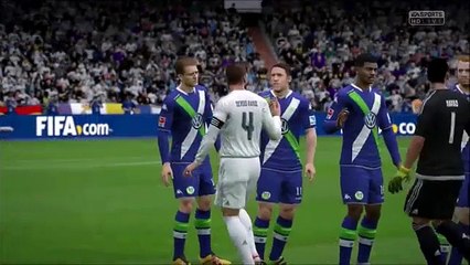 Ronaldo'nun Wolfsburg'a attığı golleri FIFA'da attılar