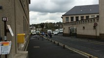 400 motards en colère devant la Préfecture.