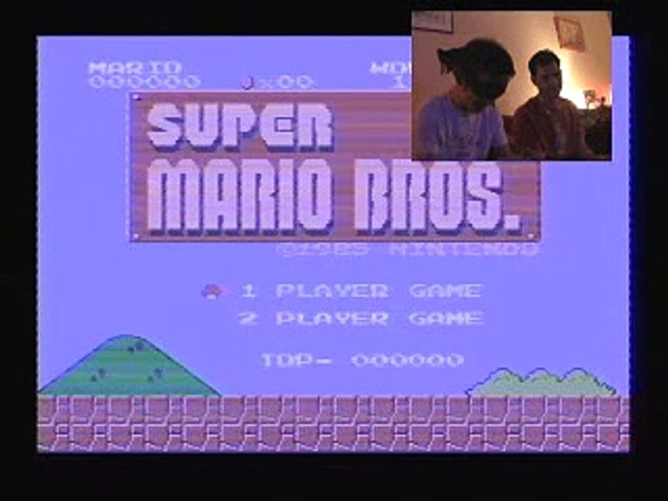 Jouer à Mario les yeux bandés