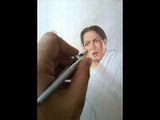 Cruel Mother In Law / Weeping Daughter In Law Painting Portrait Watercolor Techniques