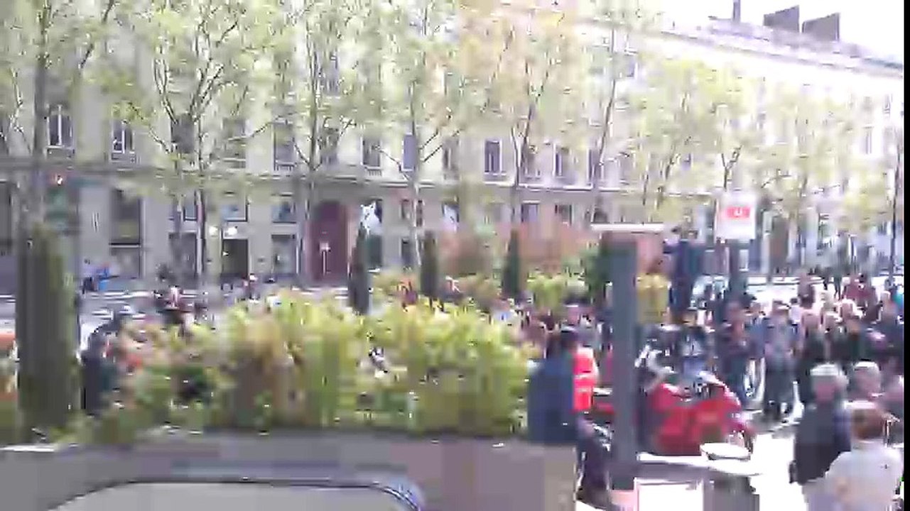 Manifestation des motards en colère à Lyon