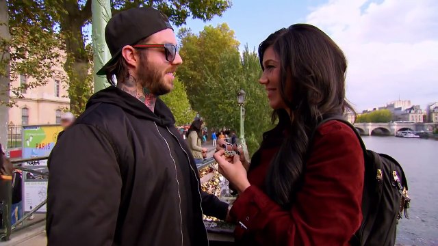 Rosa Mendes and Bobby celebrate their engagement in Paris: Total Divas Bonus Clip, April 12, 2016