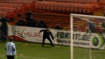 Scenes of violence marred last night's Dublin derby at Dalymount Park as Bohemians and Shamrock Rovers fans clashed